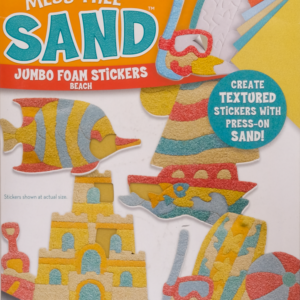 Gemorsvrye sand met groot sponsplakkers