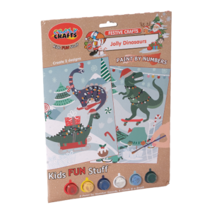 Jolly dinosaurs: Paint by numbers