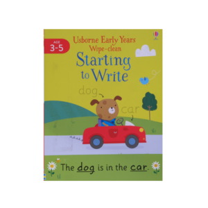 Wipe clean: Starting to write